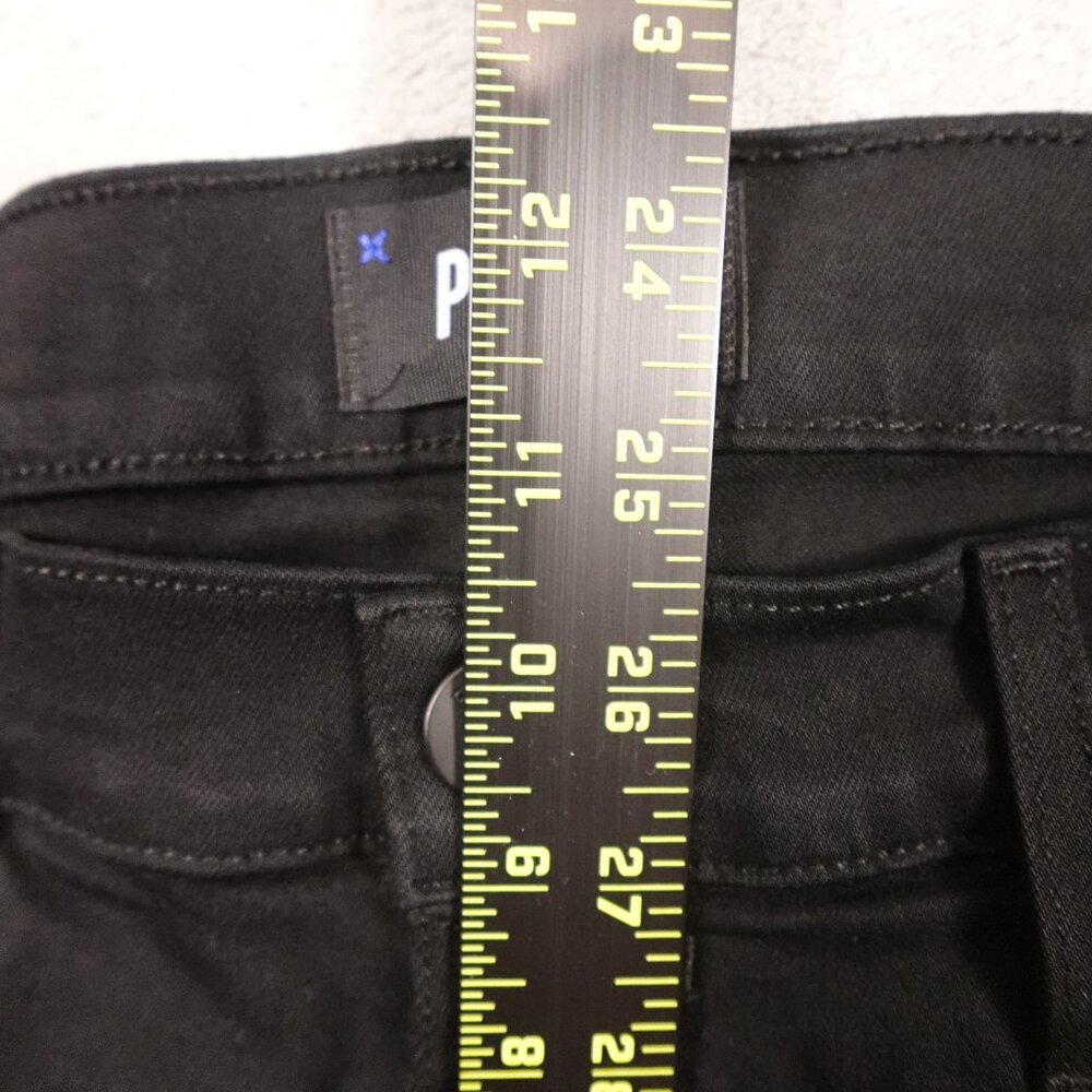 PAIGE Jeans Lennox Slim Fit Men's Size 33 Black Shadow Made in USA - Picture 5 of 14